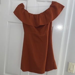Cute off the shoulder mini dress